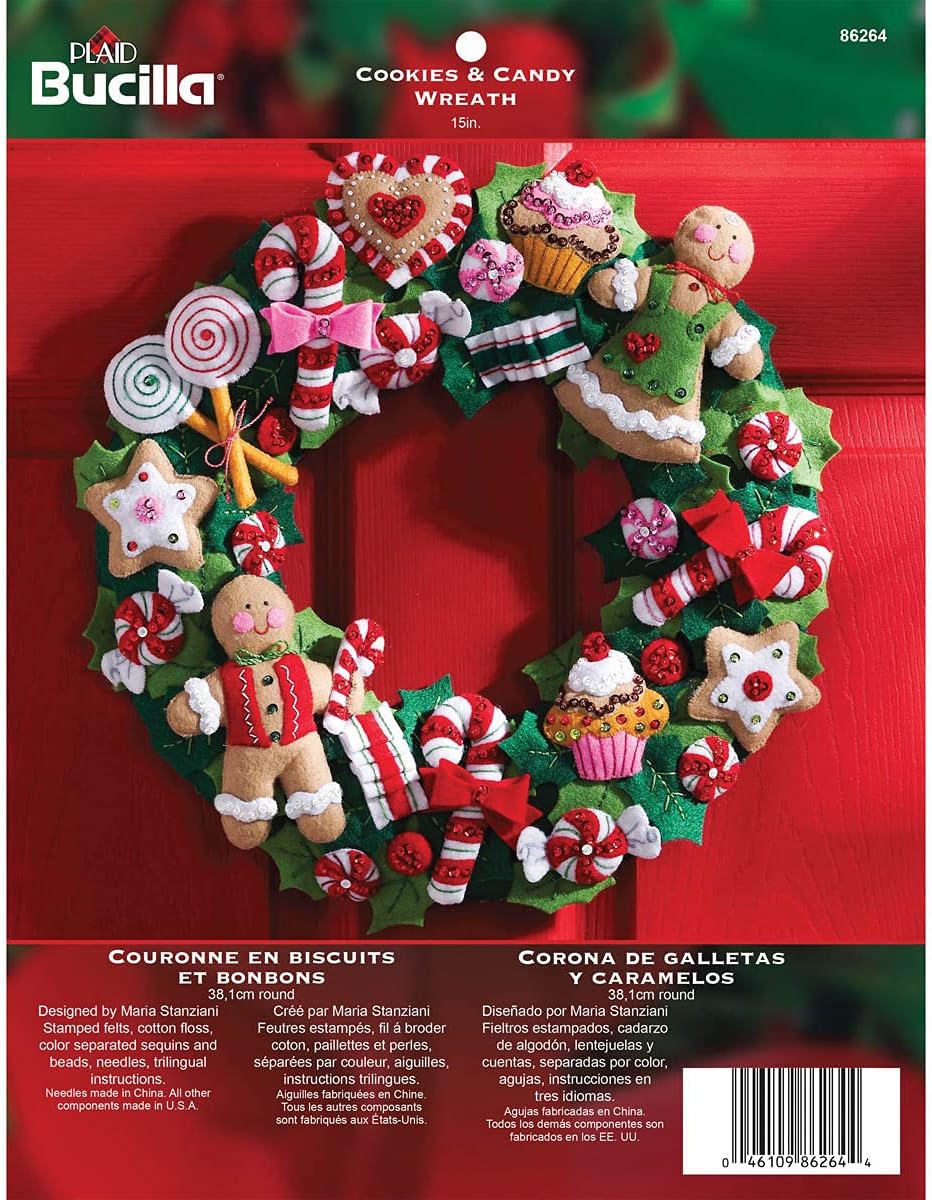 Cookies & Candy Wreath (15")